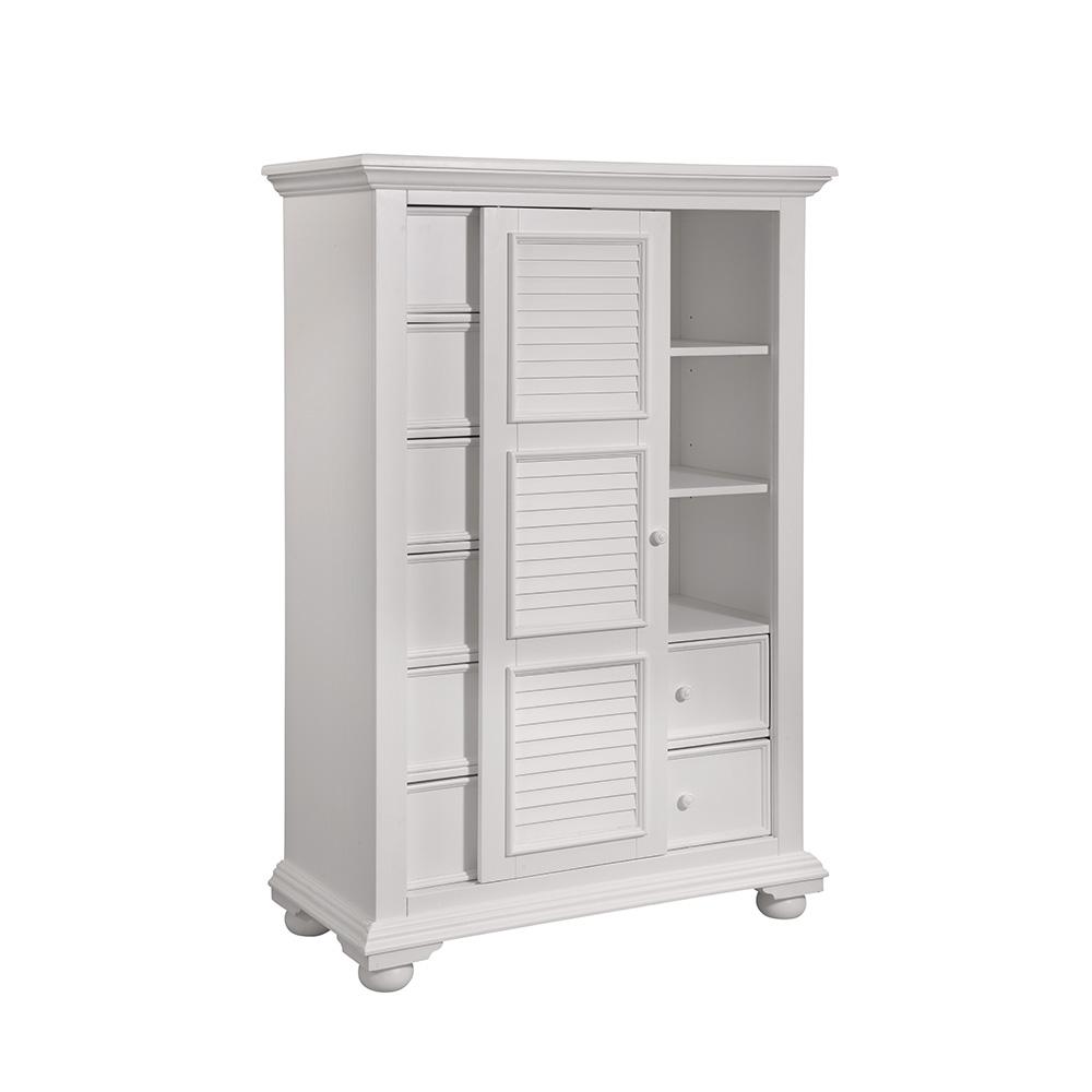 American Woodcrafters Cottage Traditions 8 Drawer Antique White