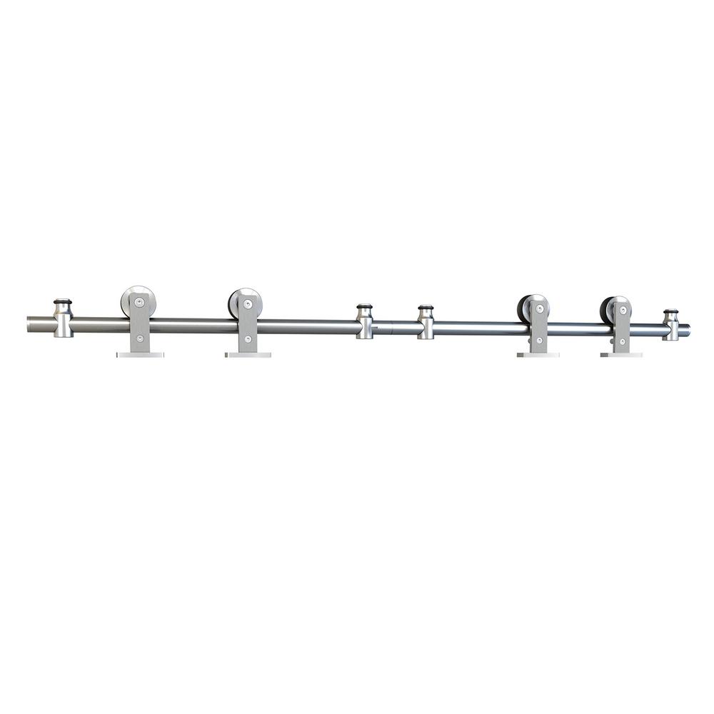 Stainless Glide Stainless Steel Top Mount Rolling Door Hardware for