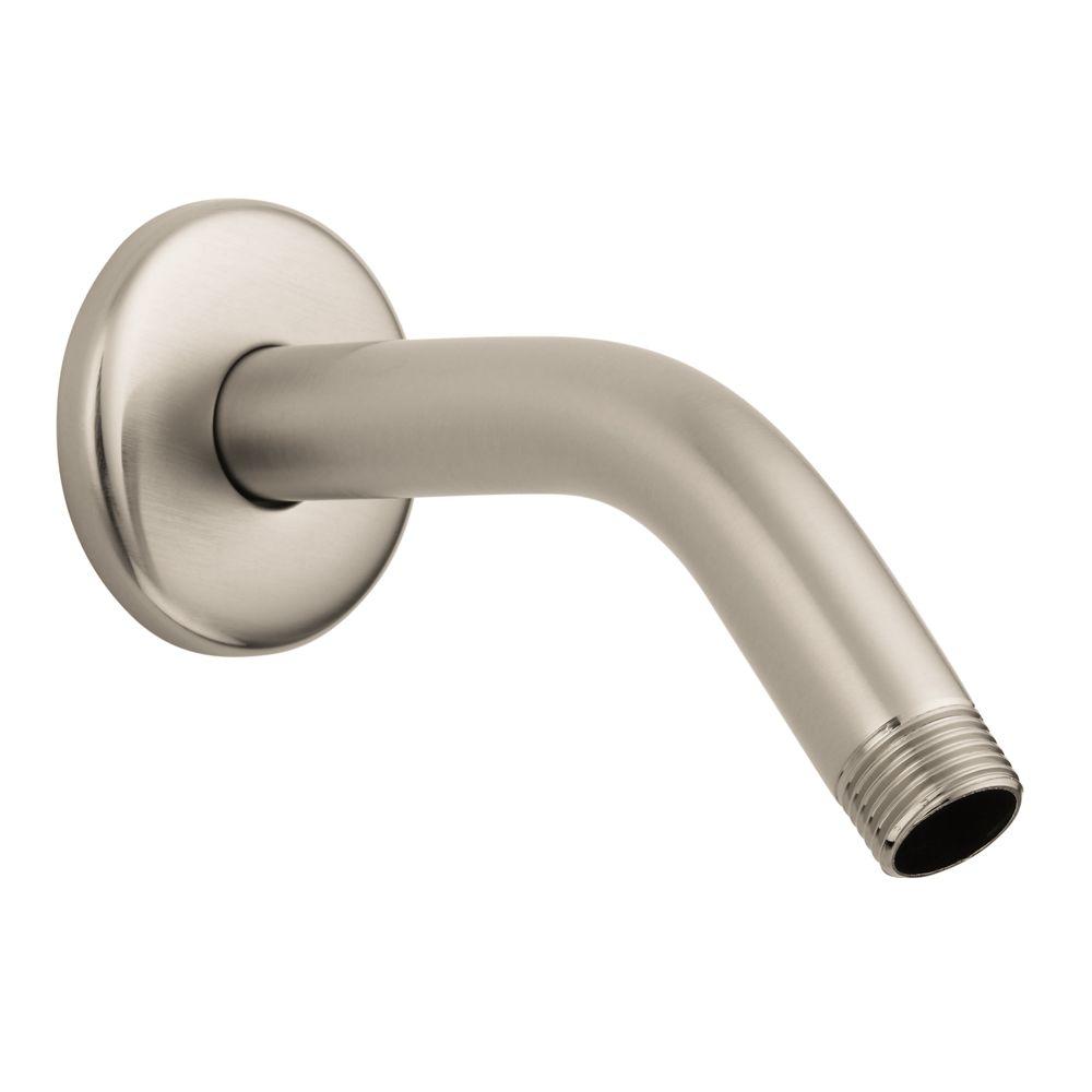 Hansgrohe Standard 6 In Shower Arm Brushed Nickel 27411823 The Shower Arm In Brushed Nickel