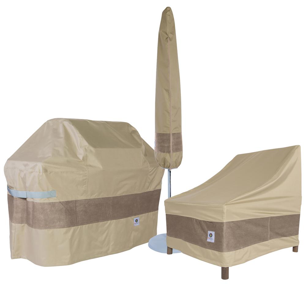 Duck Covers Elegant Patio Umbrella Cover With Integrated Installation Pole Lum701918 The Home Depot