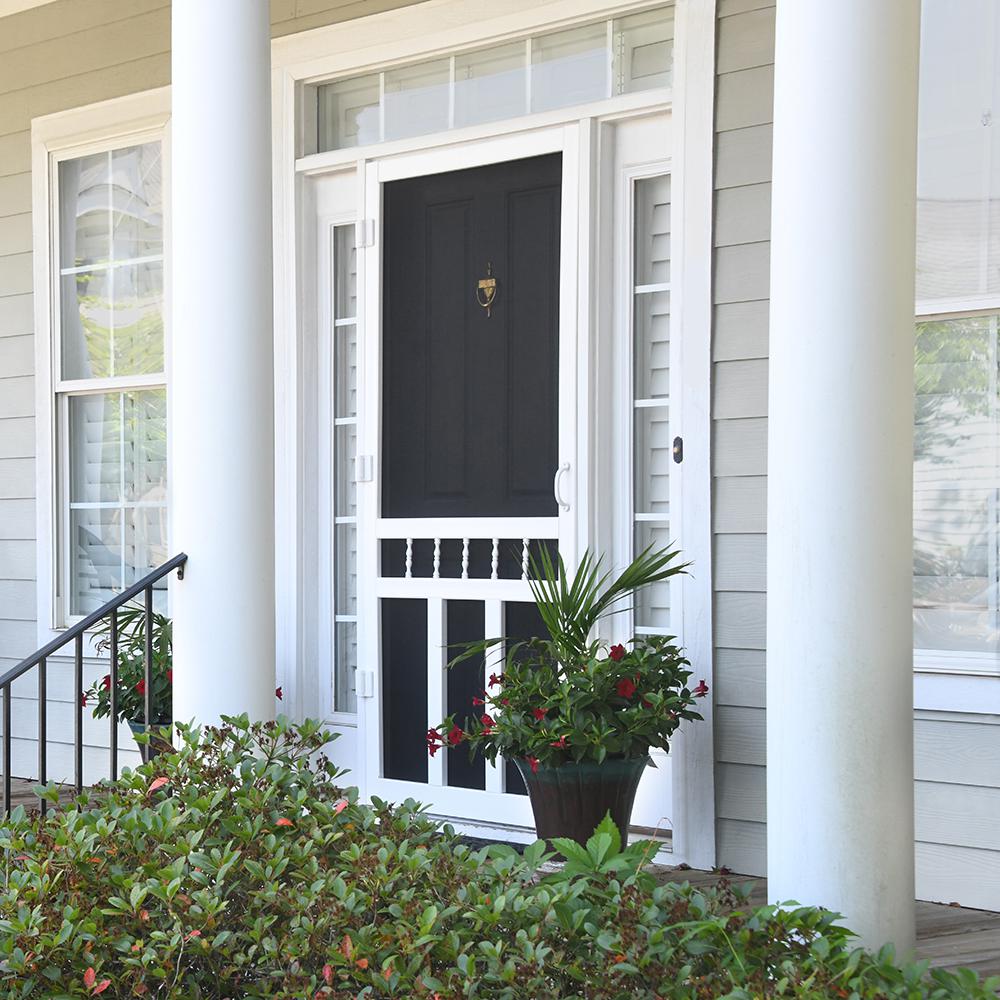 Screen Tight 36 In X 80 In Waccamaw Solid Vinyl White Screen
