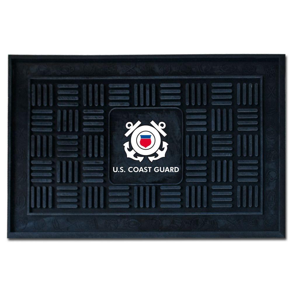 Fanmats U S Coast Guard 19 In X 30 In Door Mat 13410 The Home