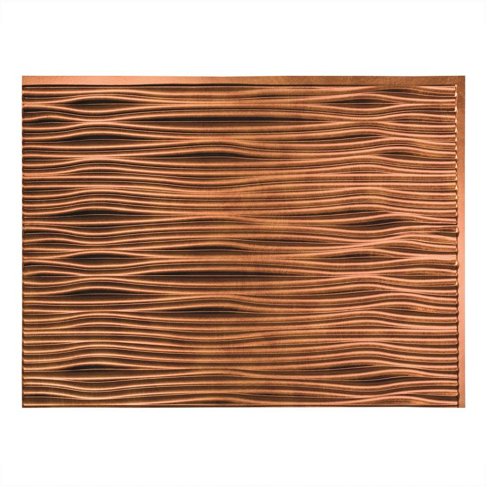 Fasade 24 in. x 18 in. Waves PVC Decorative Tile ...