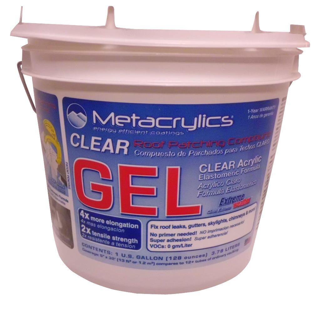 Metacrylics 1 Gal. Clear Acrylic Gel Roof PatchGC1 The Home Depot