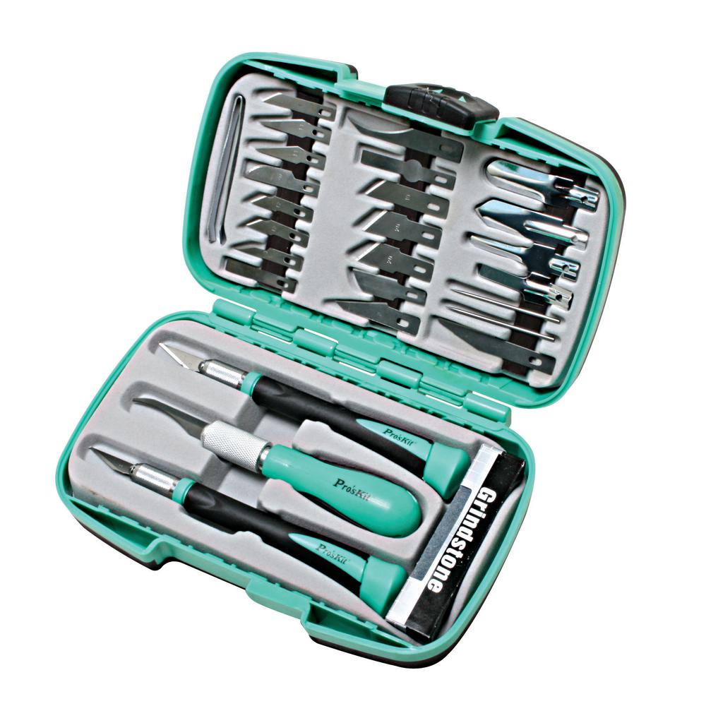 Eclipse Tools Deluxe Hobby Knife Set (30Piece)PD395A The Home Depot