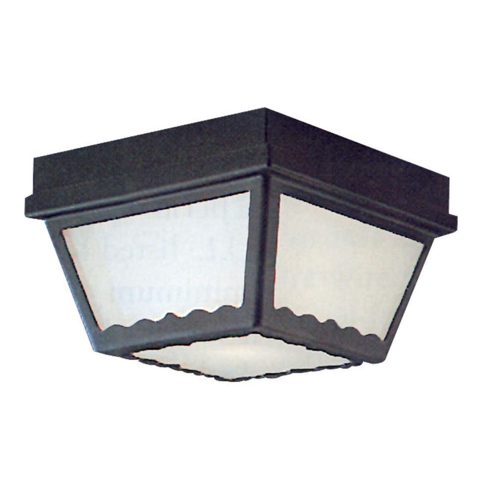 Thomas Lighting Black 2 Light Outdoor Flush Mount Cylinder Is A Worldwide Best Ing Collection Of Outdoor Light Fixtures In Both The Residential And Commercial Markets Are Made