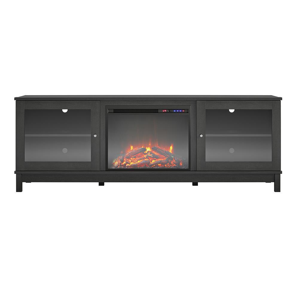 Infrared Freestanding Black Electric Fireplaces The Home Depot - Fresno Tv Stand For Tvs Up To 78 With Electric Fireplace Included Infrared Freestanding Black Electric Fireplaces The Home Depot - Fresno Tv Stand For Tvs Up To 78 With Electric Fireplace Included