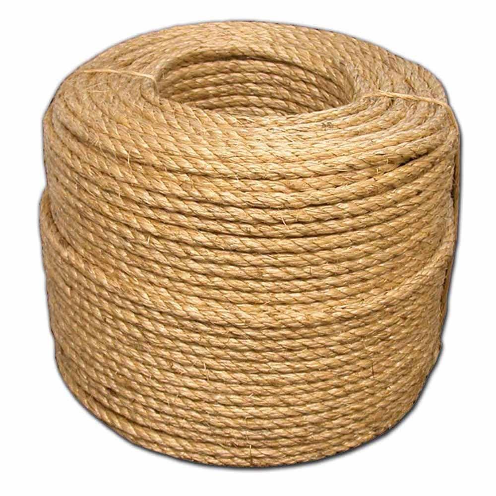 1-1/2 in. x 50 ft. Manila Rope-30-097-50 - The Home Depot