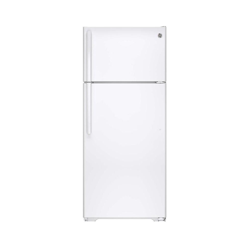 GE 15.5 cu. ft. Top Freezer Refrigerator in WhiteGTS16DTHWW The Home