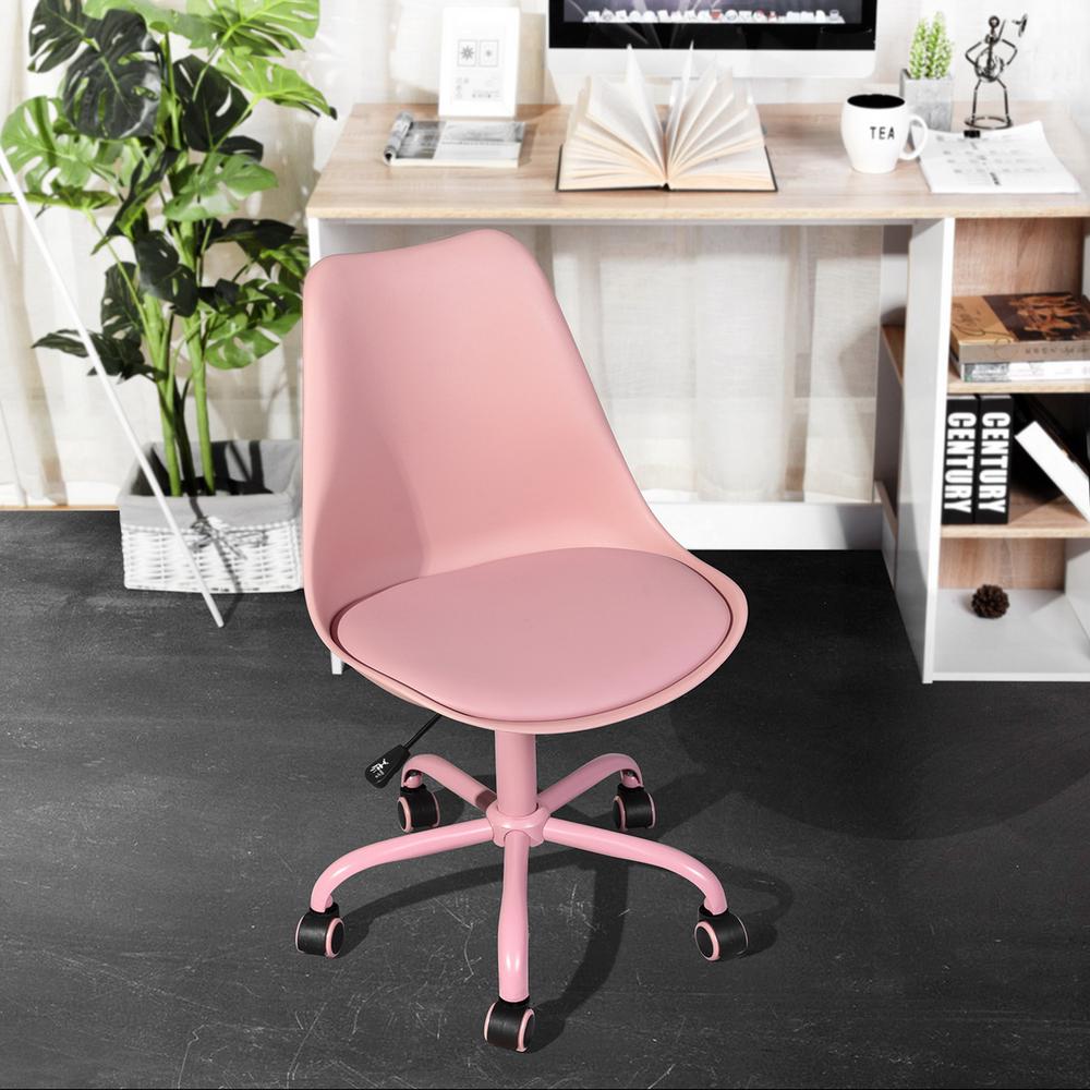 Unbranded Blokhus White Pu Cushion Ergonomic Office Desk ChairBlokhus White Rf The Home Depot