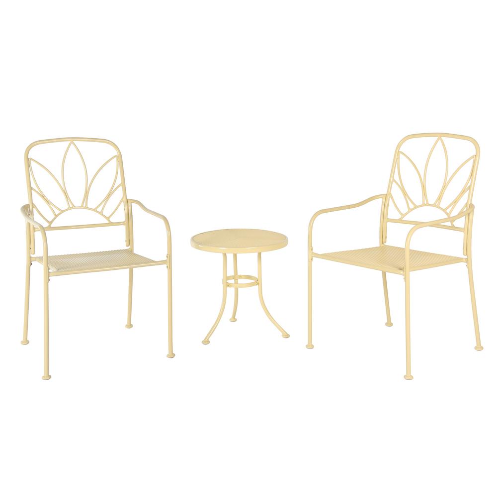 Yellow Bistro Sets Patio Dining Furniture The Home Depot