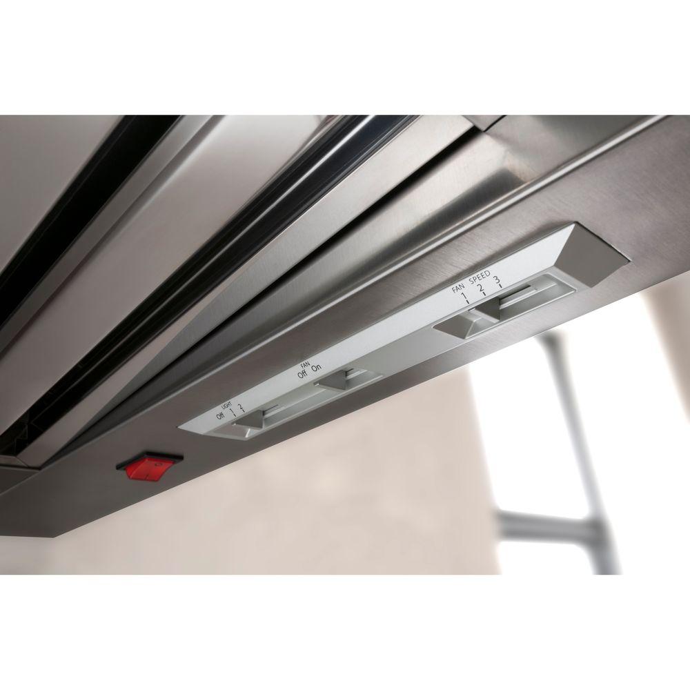 Kitchenaid 48 In Wall Mount Range Hood Stainless Steel Blower Sold Separately
