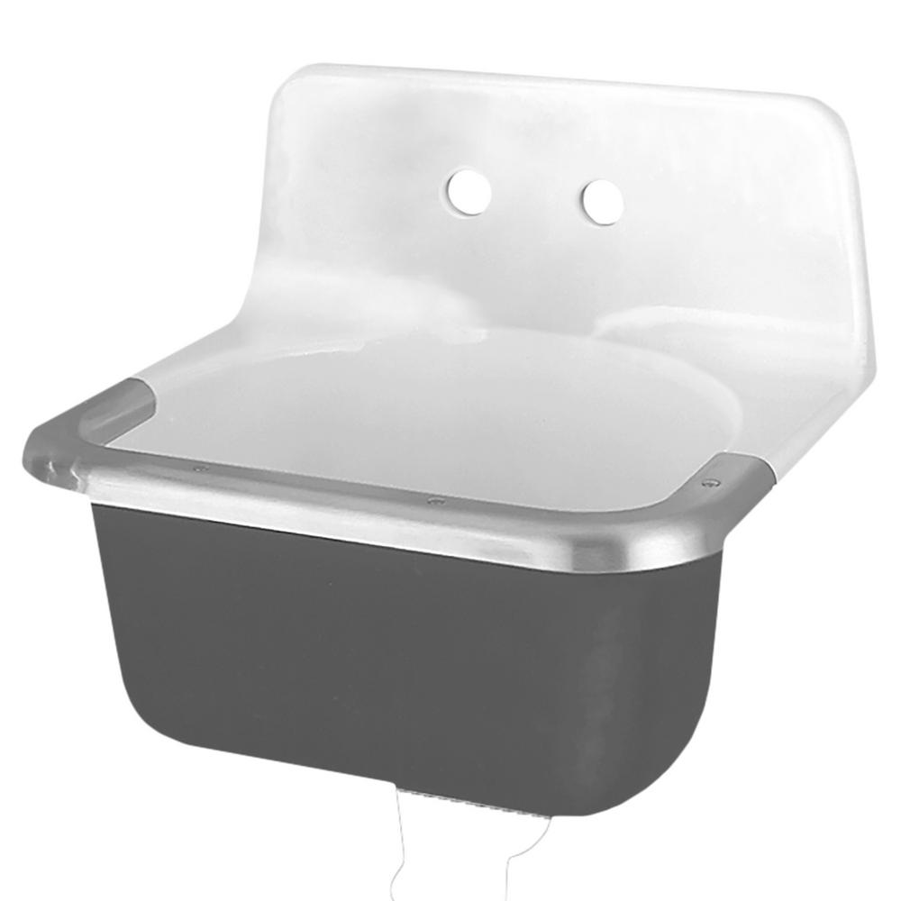 American Standard Lakewell Wall Mount Bathroom Sink In White