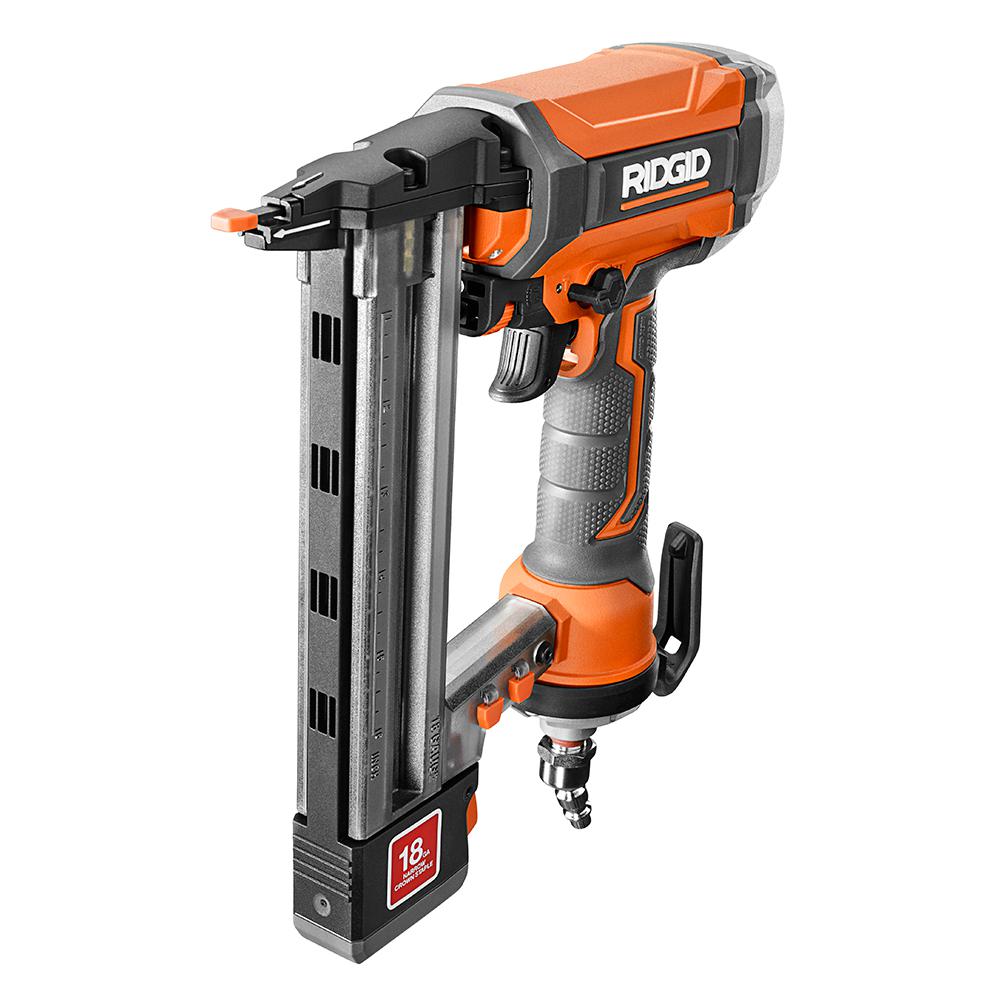 RIDGID 11/2 in. 18Gauge Finish Stapler with G5 IDR150FSF The Home