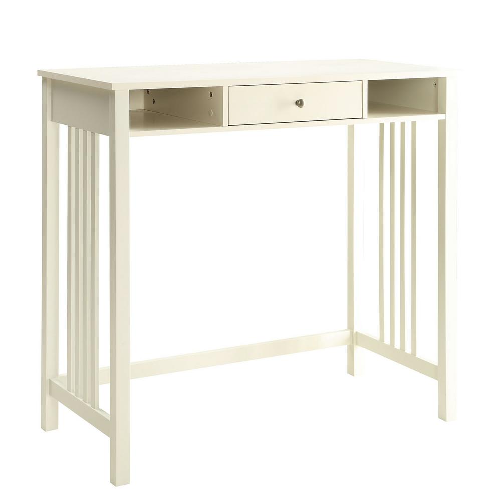 Mission Polar White Standing Desk Sk19253d Pw The Home Depot Mission Polar White Standing Desk