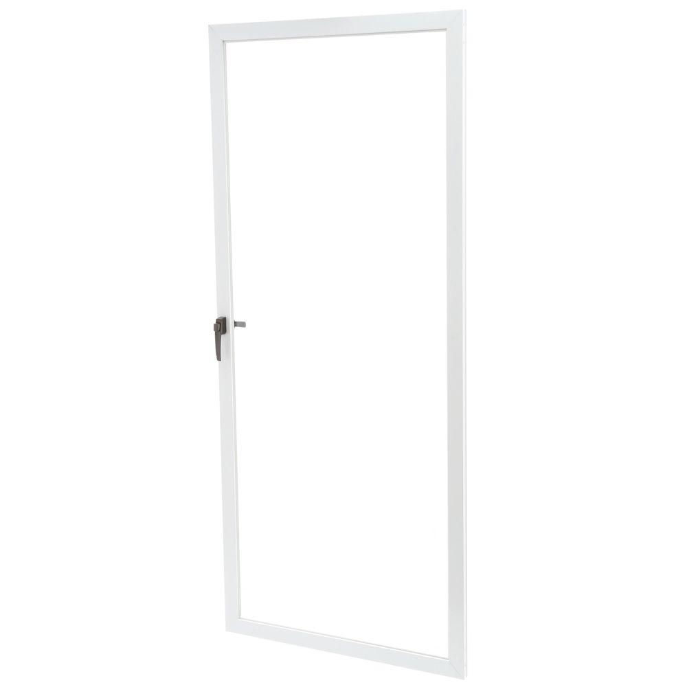 Emco 36 In X 80 In 75 Series White Fullview Storm Door E75fv 36wh The Home Depot