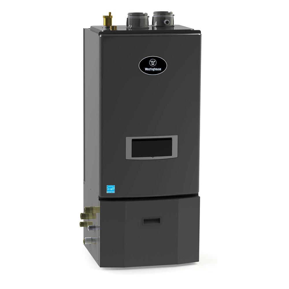 Westinghouse Condensing 96% Natural Gas Space Heating Floor Mount Boiler w/Optional Domestic Hot Water with 140,000 BTU Input