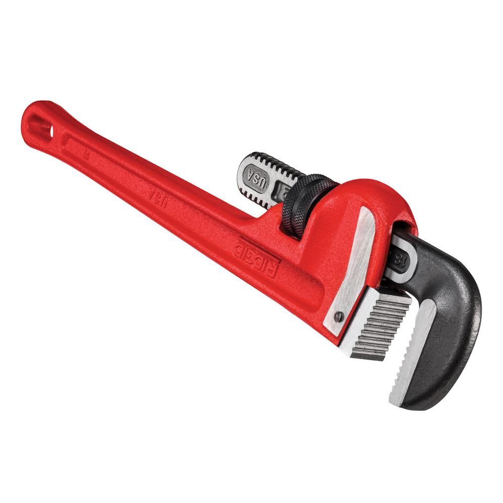 14 in. HeavyDuty Straight Pipe Wrench31020 The Home Depot