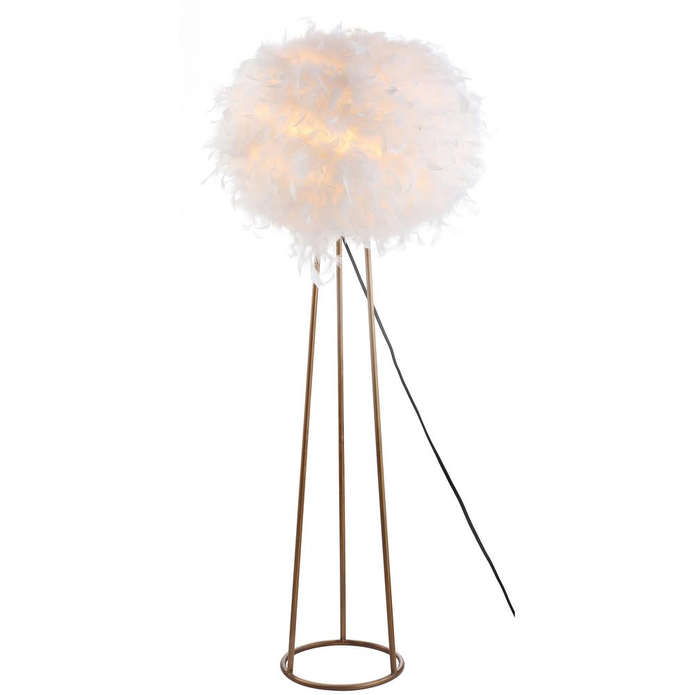 tripod feather lamp