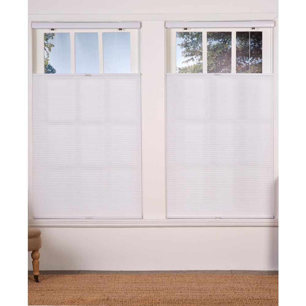 Perfect Lift Window Treatment CuttoWidth White 1in. Cordless Light
