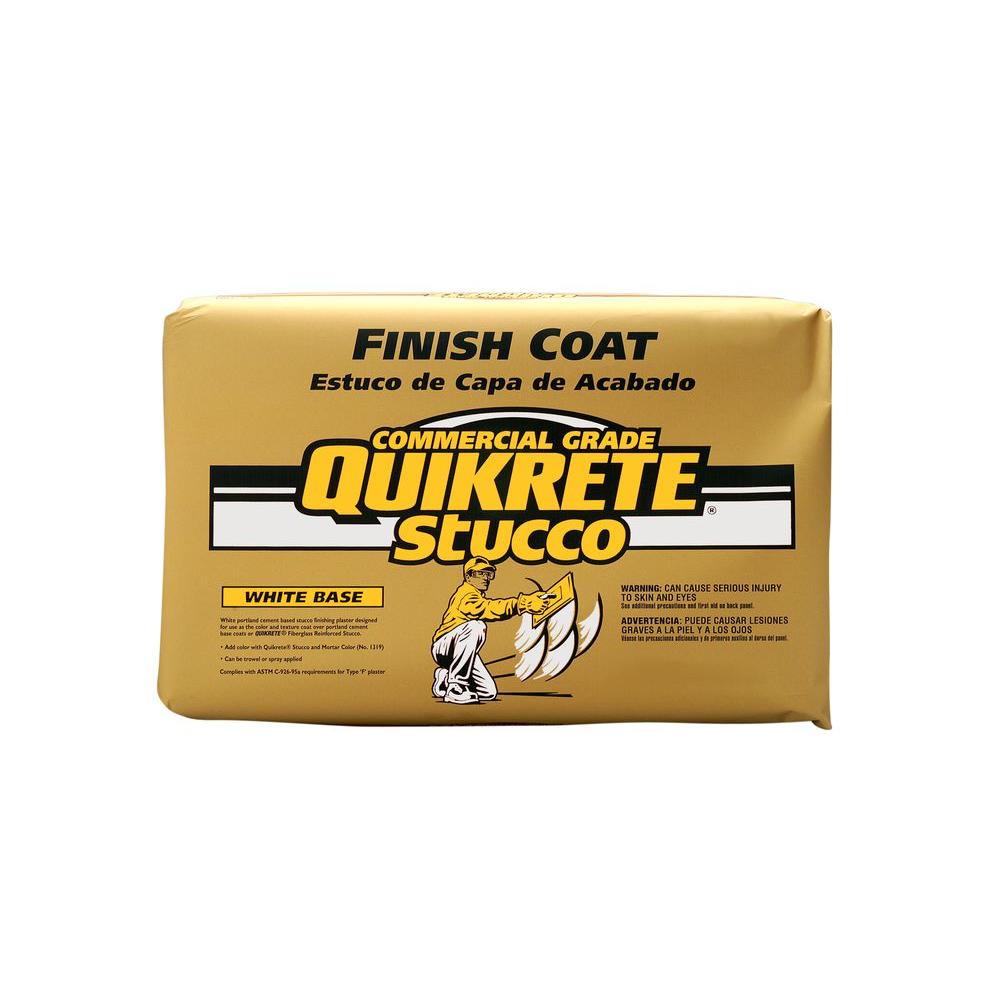 Quikrete 90 lbs. Finish Coat Stucco, White120191 The Home Depot