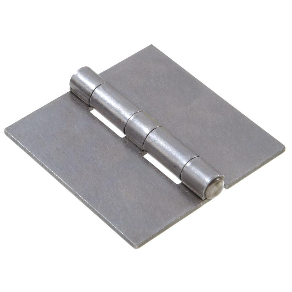 Hardware Essentials 4 in. Plain Steel Weldable Surface Hinge with