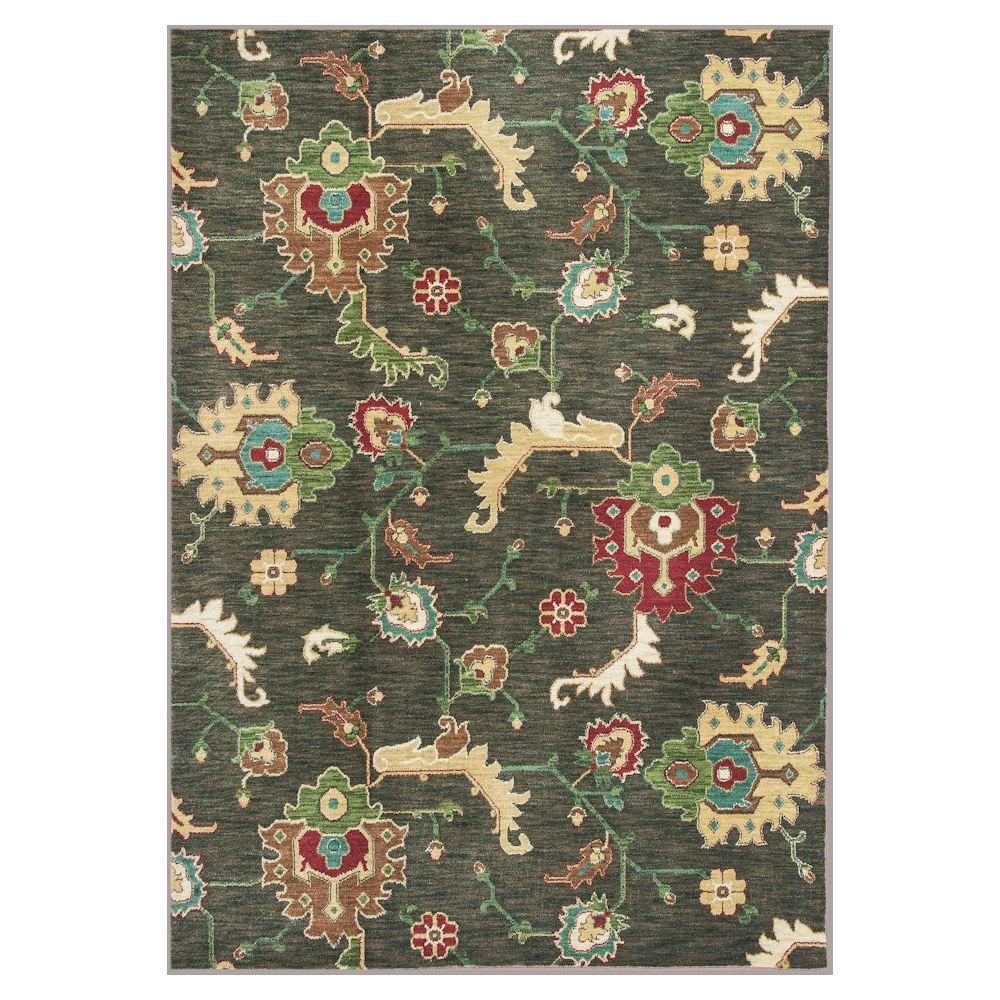 Kas Rugs Modern Oushak Olive Green 5 Ft X 8 Area Rug Kas Rugs Modern Oushak Olive Green 5 Ft X 8 Area Rug