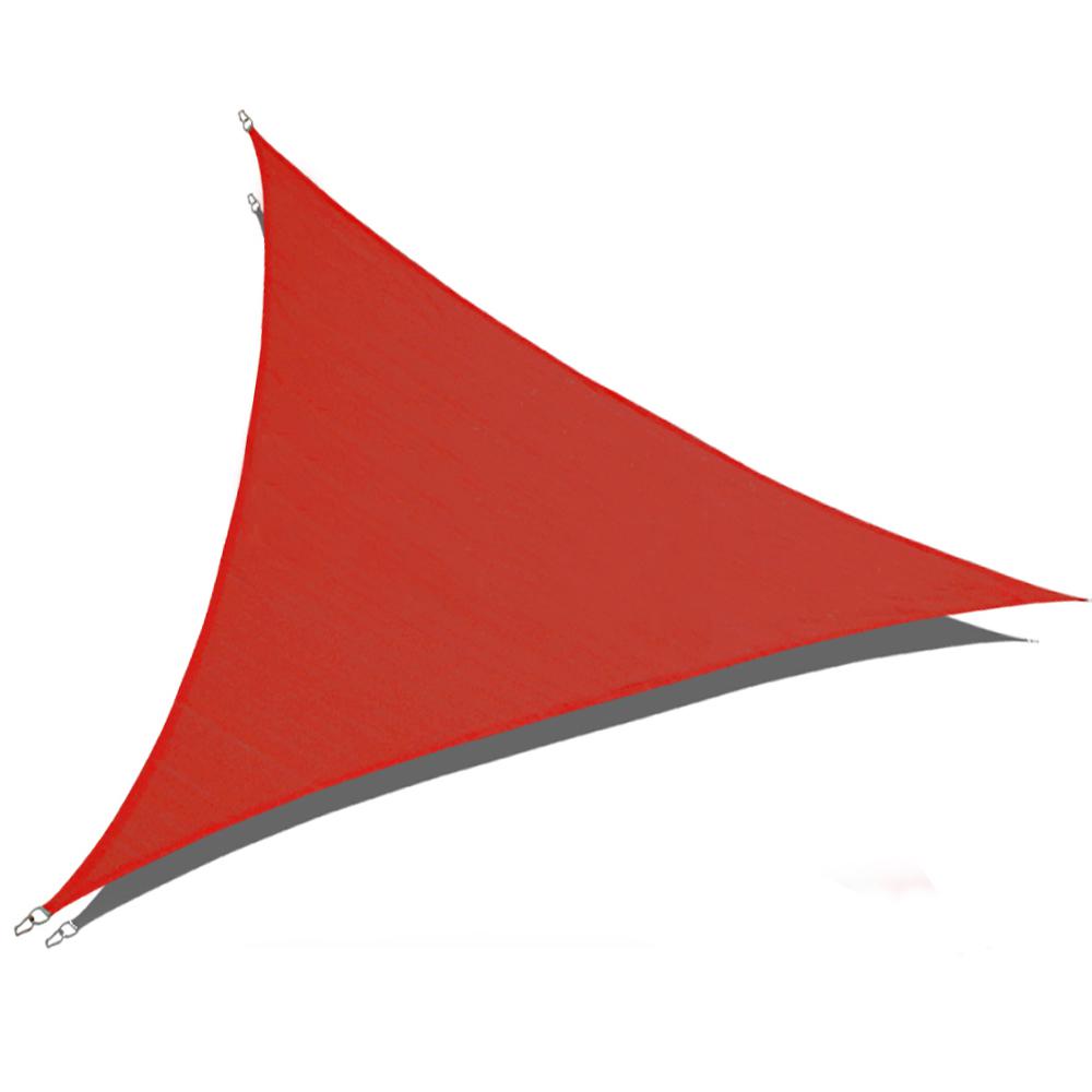 Shade Beyond 12 Ft X Red Triangle Sun Sail Red Triangle Sun Shade Sail 185 Gsm Uv Block For Patio Deck Yard And Outdoor Activities
