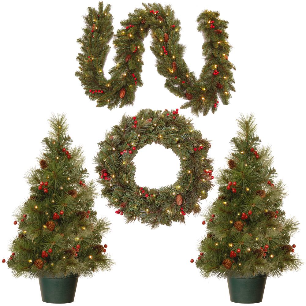 Battery Operated Christmas Trees Decorations The Promotional Ortment With Battery Operated Led Lights
