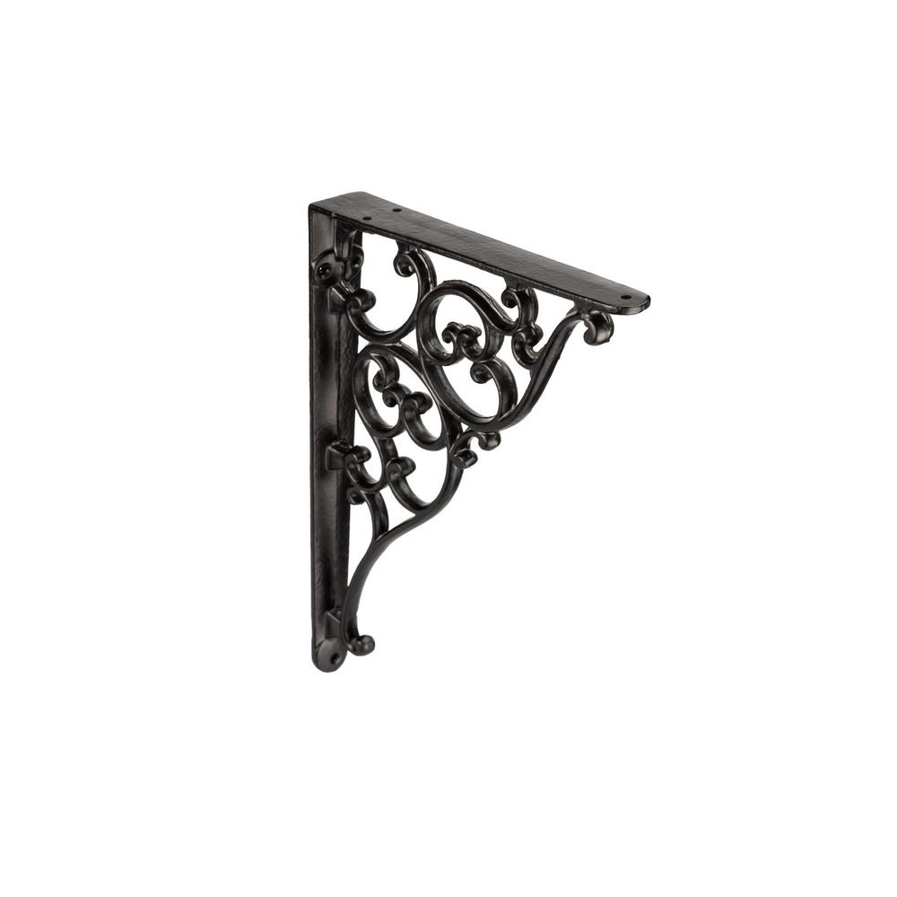 Richelieu Hardware 25 Lbs 8 1 16 In Forged Iron Matte Black Shelf Richelieu Hardware 25 Lbs 8 1 16 In Forged Iron Matte