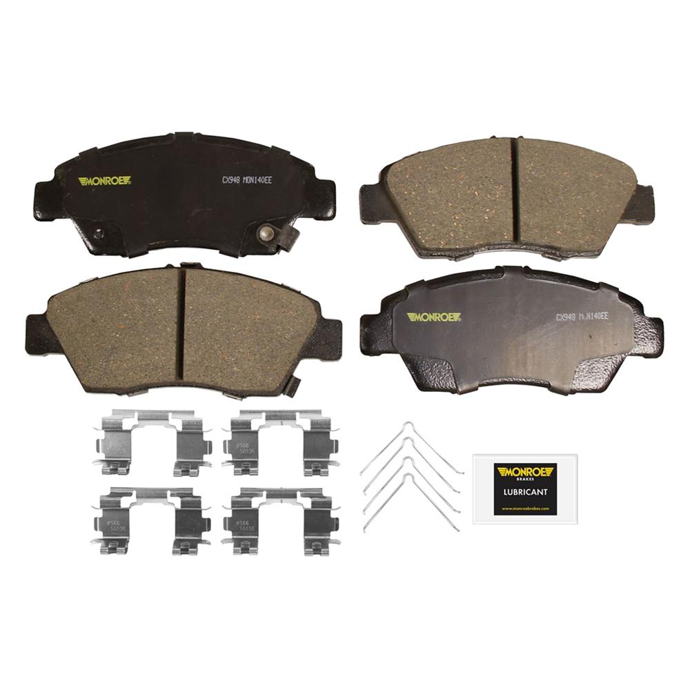 Monroe Brakes Total Solution Ceramic Brake PadsCX948 The Home Depot