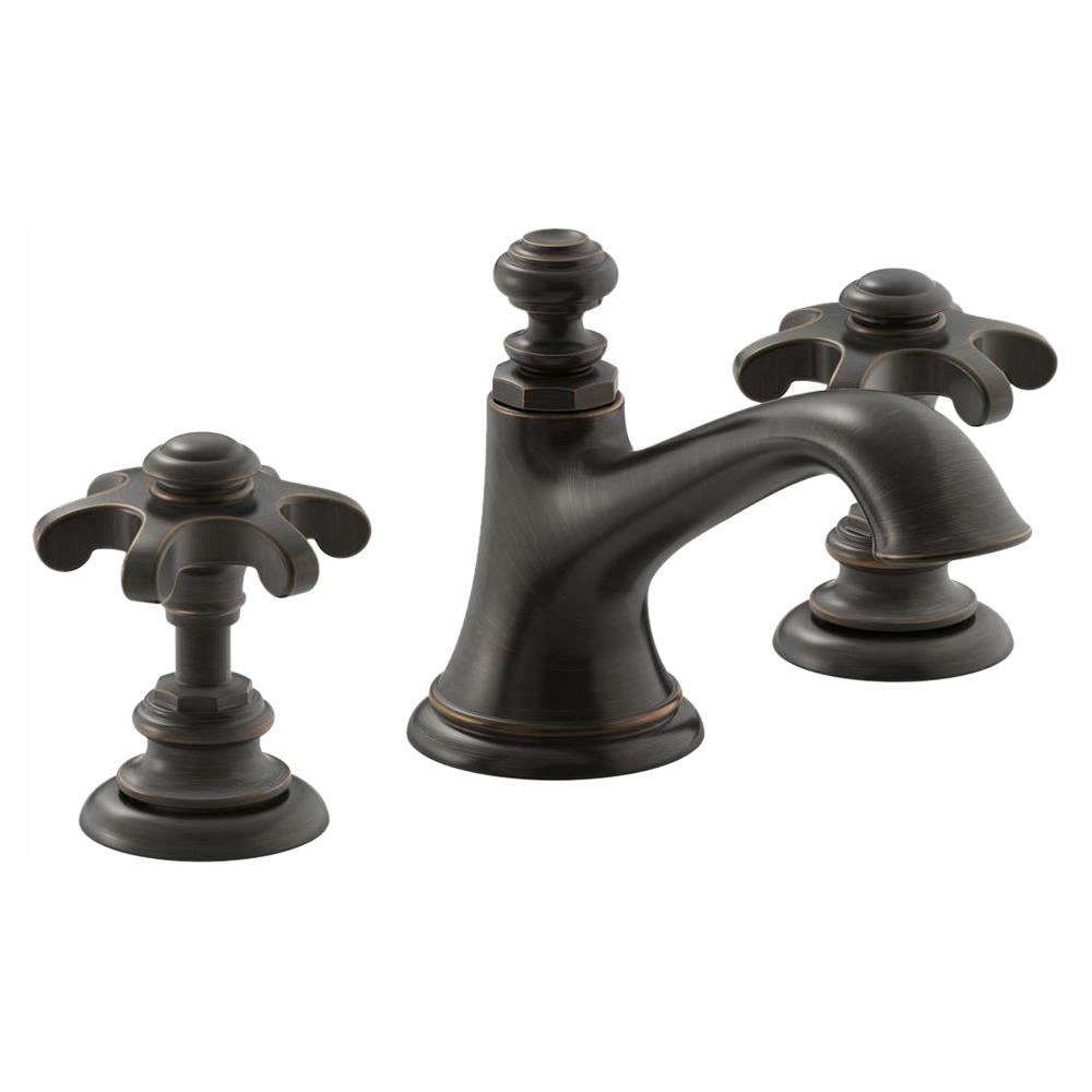 KOHLER Artifacts 8 in. Widespread 2-Handle Bell Design ...