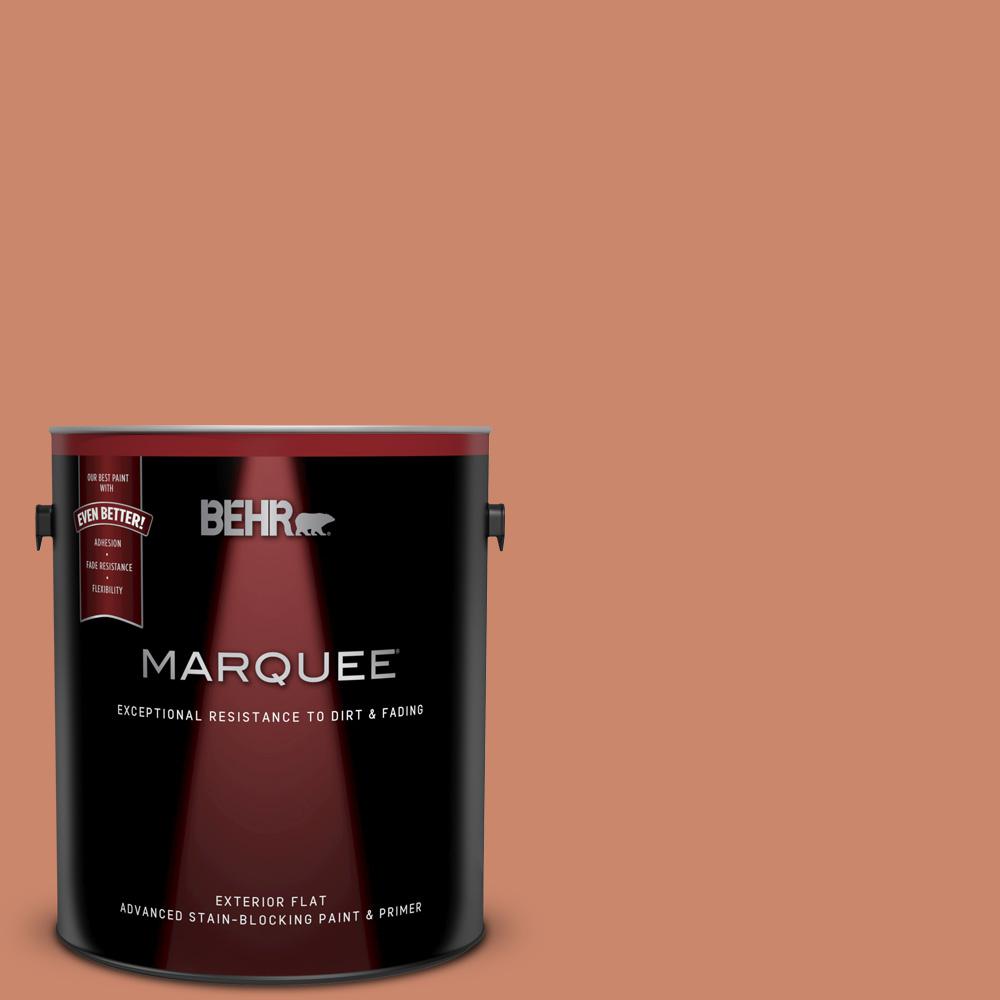 Behr Marquee 1 Gal 230d 5 Aztec Brick Flat Exterior Paint And 230d 5 Aztec Brick Flat Exterior Paint And Primer