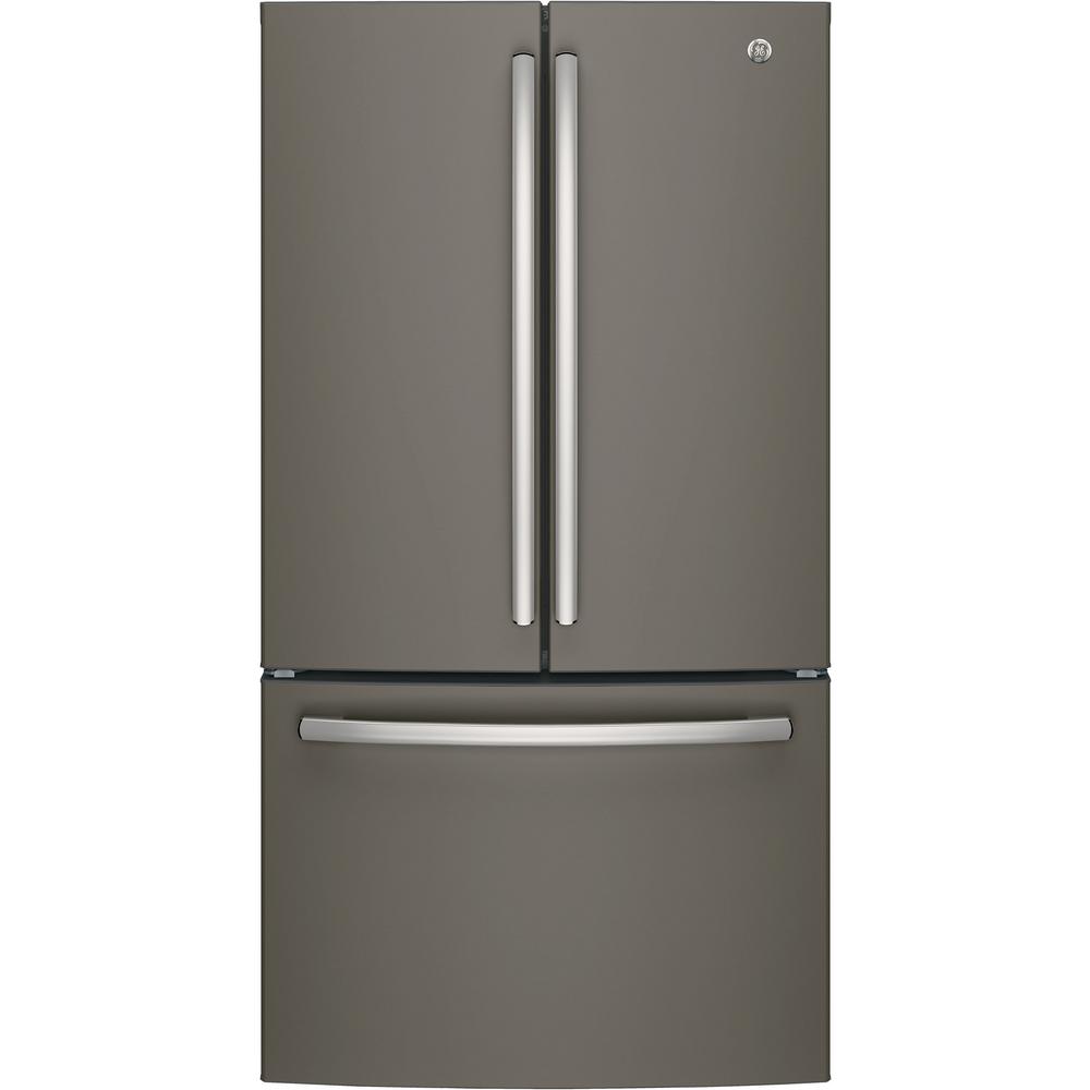GE 27 cu. ft. French Door Refrigerator in Slate, Fingerprint Resistant and ENERGY STAR