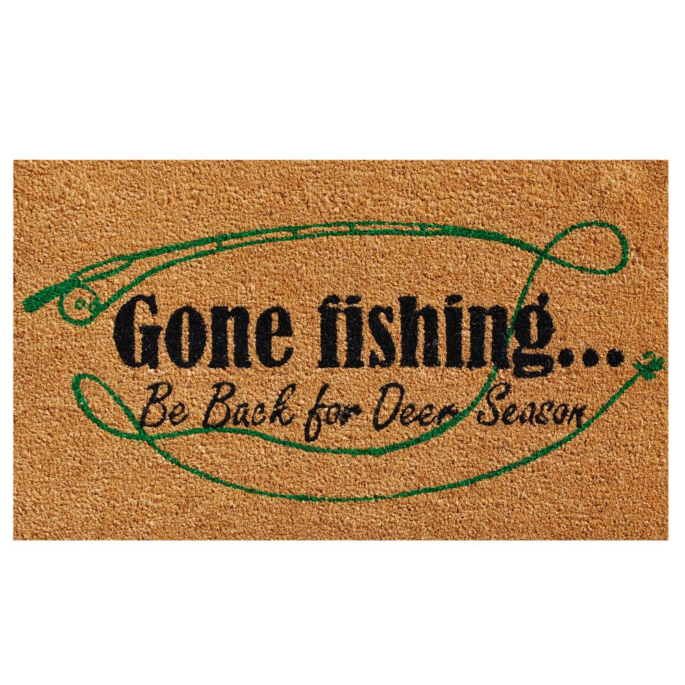 Home More Golf Welcome Door Mat 17 In X 29 In 122142436 The