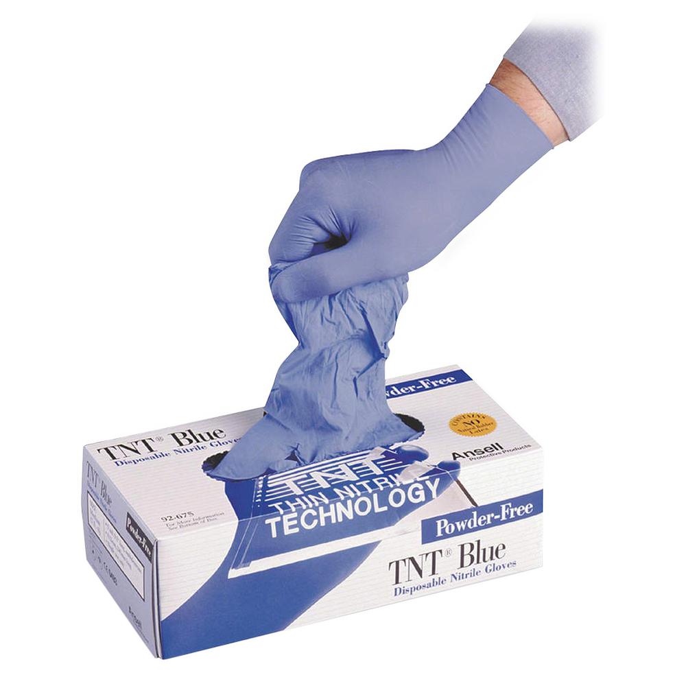 Ansell Disposable Nitrile GlovesANS92675L The Home Depot