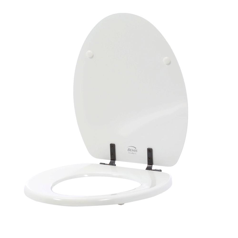 padded toilet seat with metal hinges