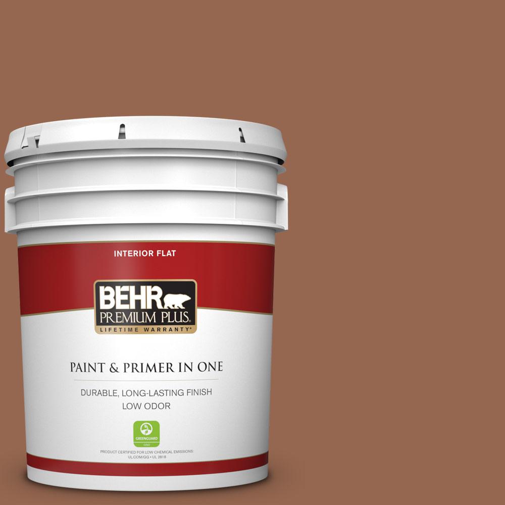 Behr Premium Plus 5 Gal 240f 6 Sable Brown Flat Low Odor Interior 240f 6 Sable Brown Flat Low Odor Interior