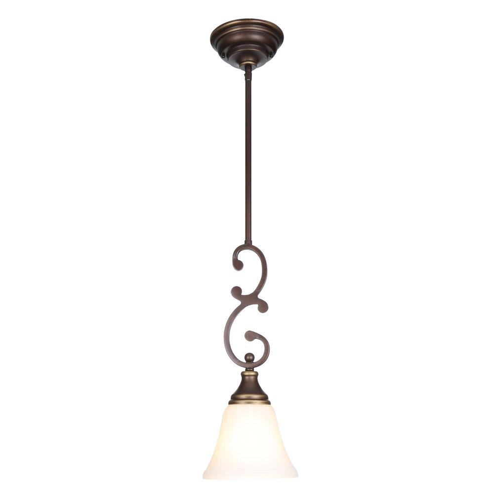 Mini Pendant Lights Oil Rubbed Bronze somerset 1 light oil rubbed bronze mini pendant with bell shaped frosted glass shade