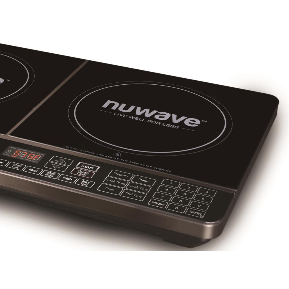 Nuwave 25 In Double Precision Induction Cooktop In Black 30602