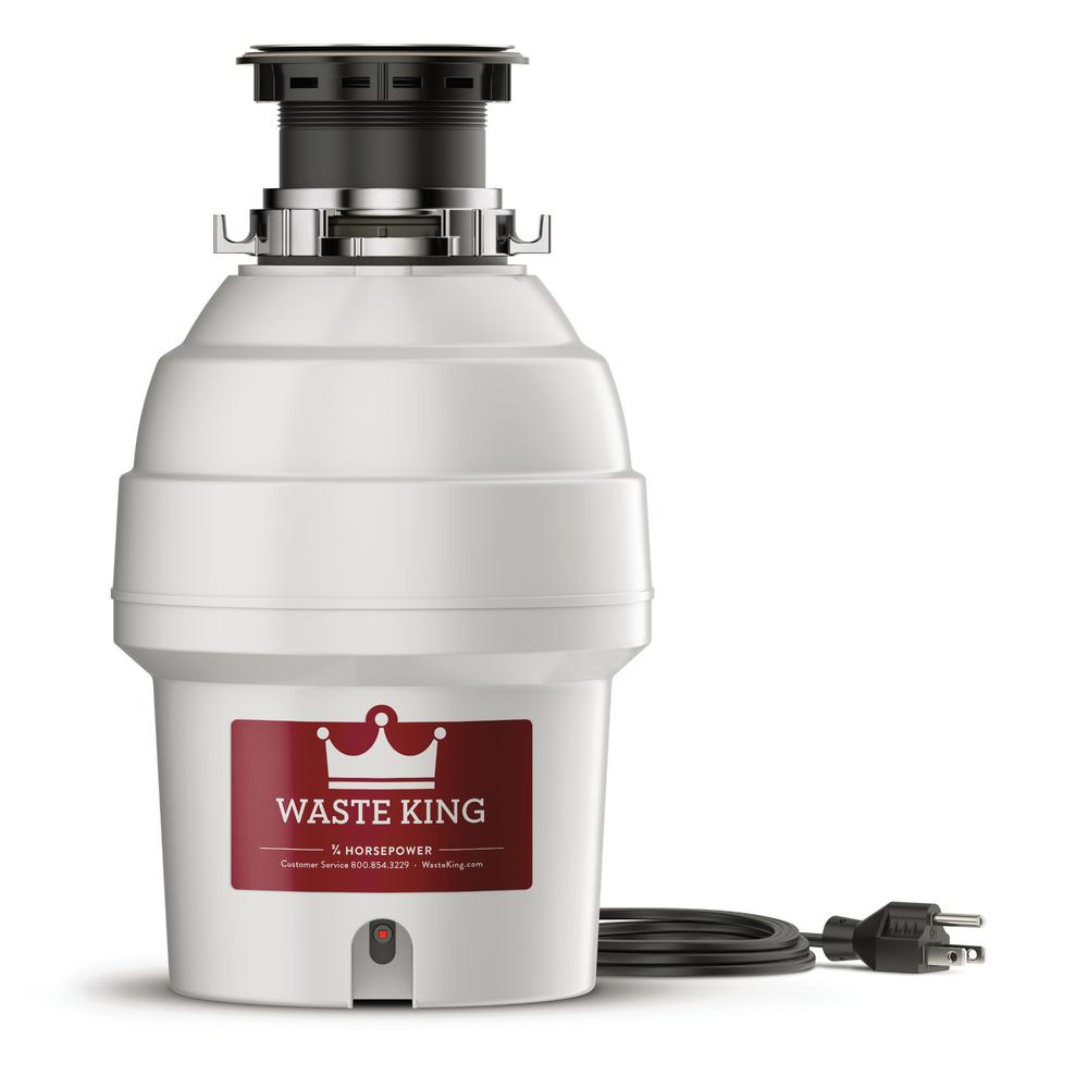Waste King Legend Series 3 4 Hp Continuous Feed Ez Mount Garbage Disposal
