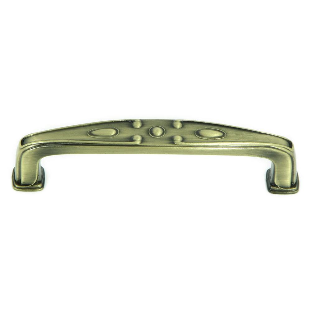 Utopia Alley 4.375 in. Vallia Furniture Pull Antique BrassHW320PLAB021 The Home Depot
