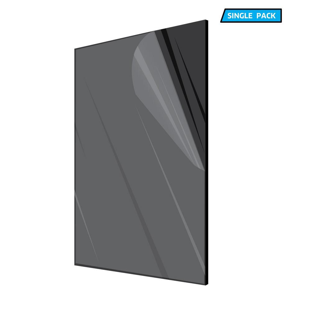 BLACK OPAQUE ACRYLIC PLEXIGLASS 1//4/" X 12/" X 12/" PLASTIC SHEET