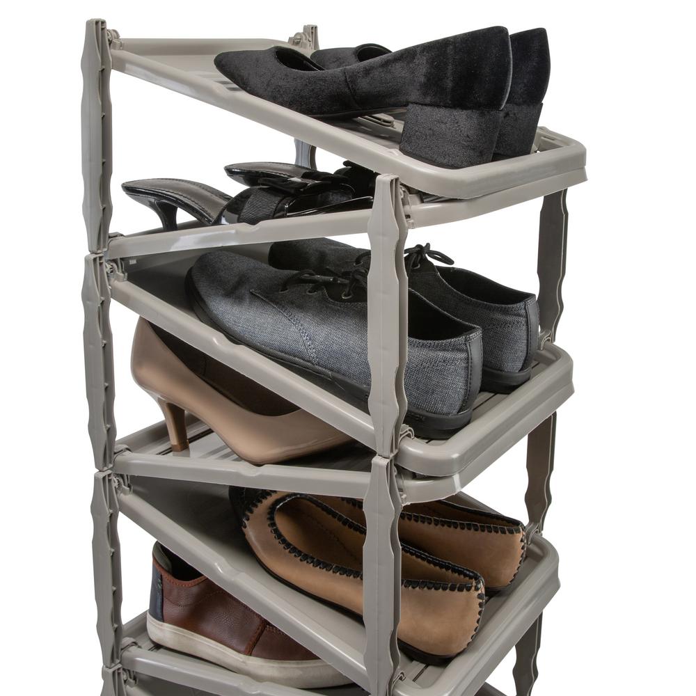 collapsible shoe storage
