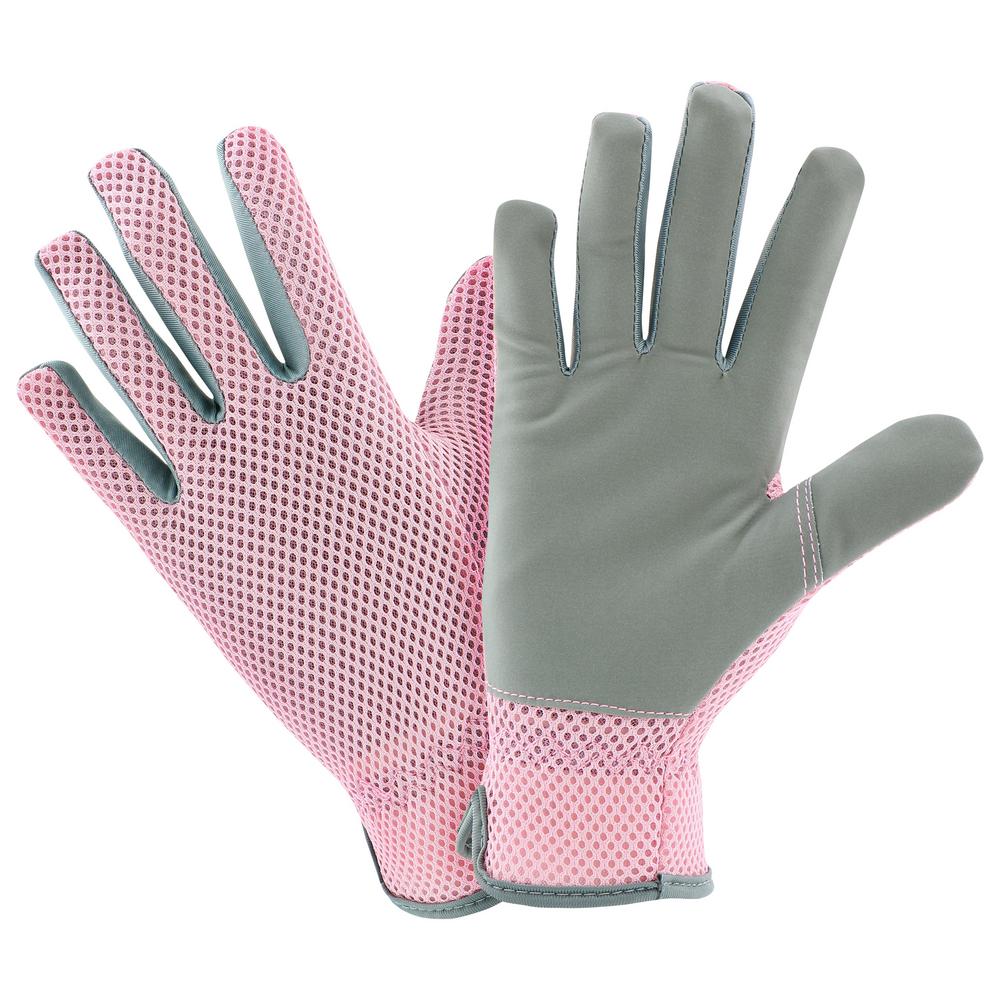 women's pink work gloves