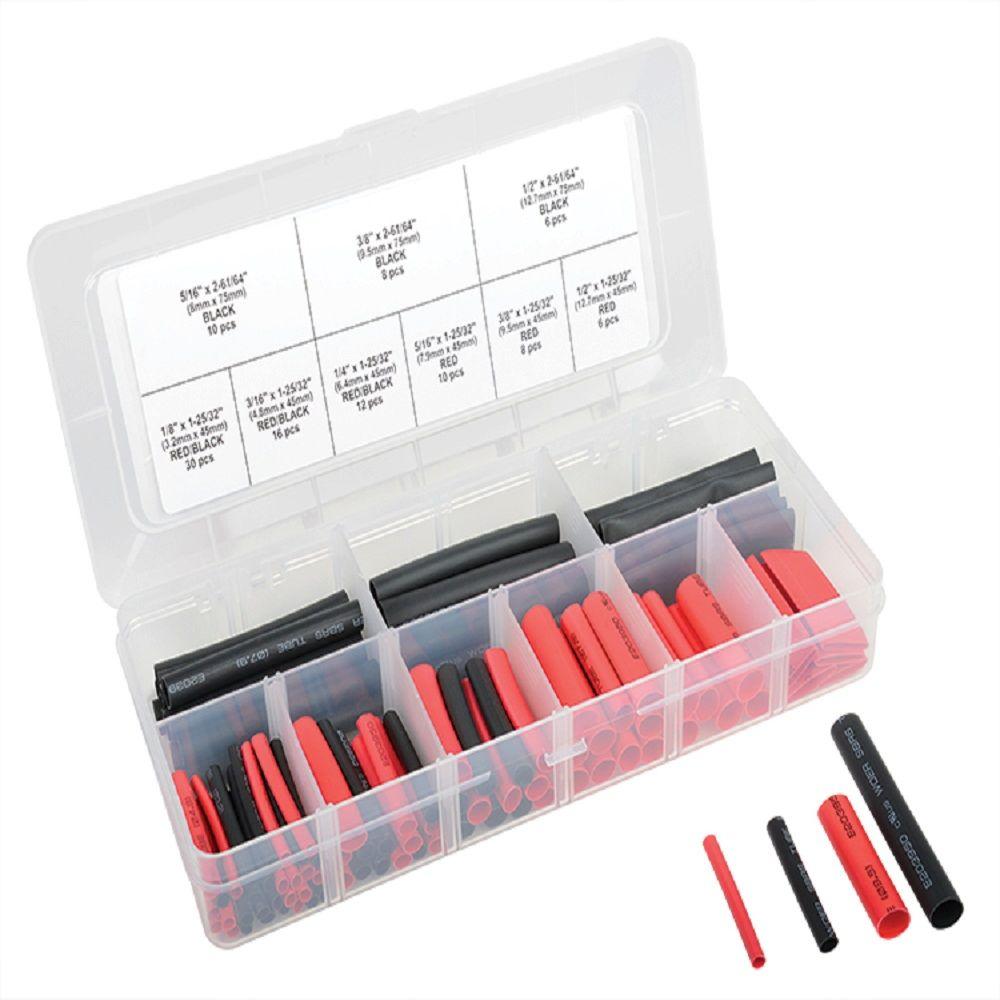 TITAN Dual Wall Heat Shrink Tube Assort (106-Piece)-TIT45239 - The Home ...