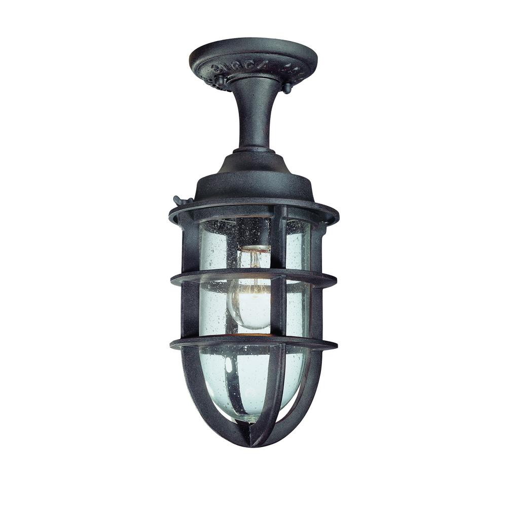 Troy Lighting Wilmington Nautical Rust Outdoor Semi Flushmount Troy Lighting Wilmington Nautical Rust Outdoor Semi Flushmount
