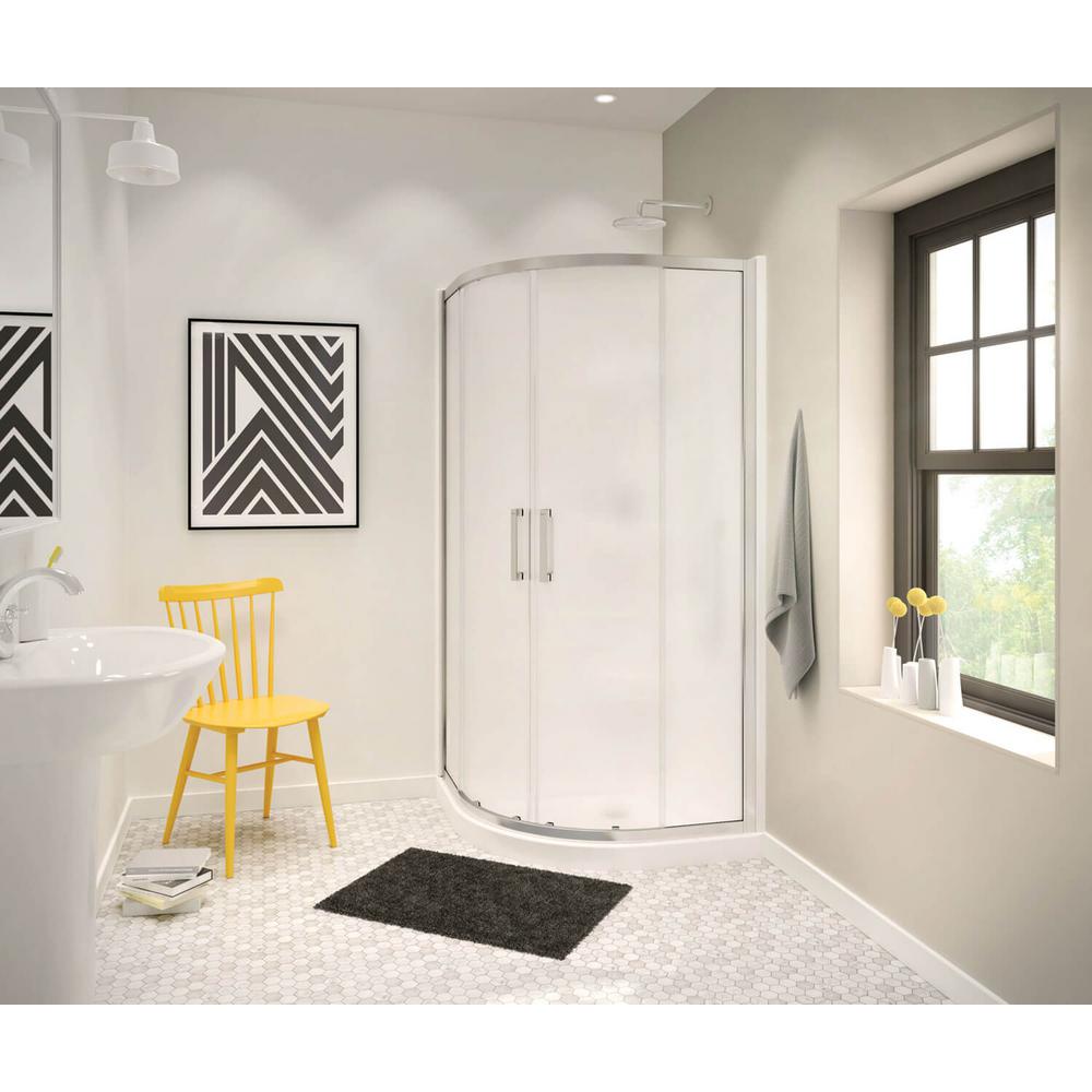 Maax Radia 36 In X 36 In X 71 1 2 In Frameless Neo Round
