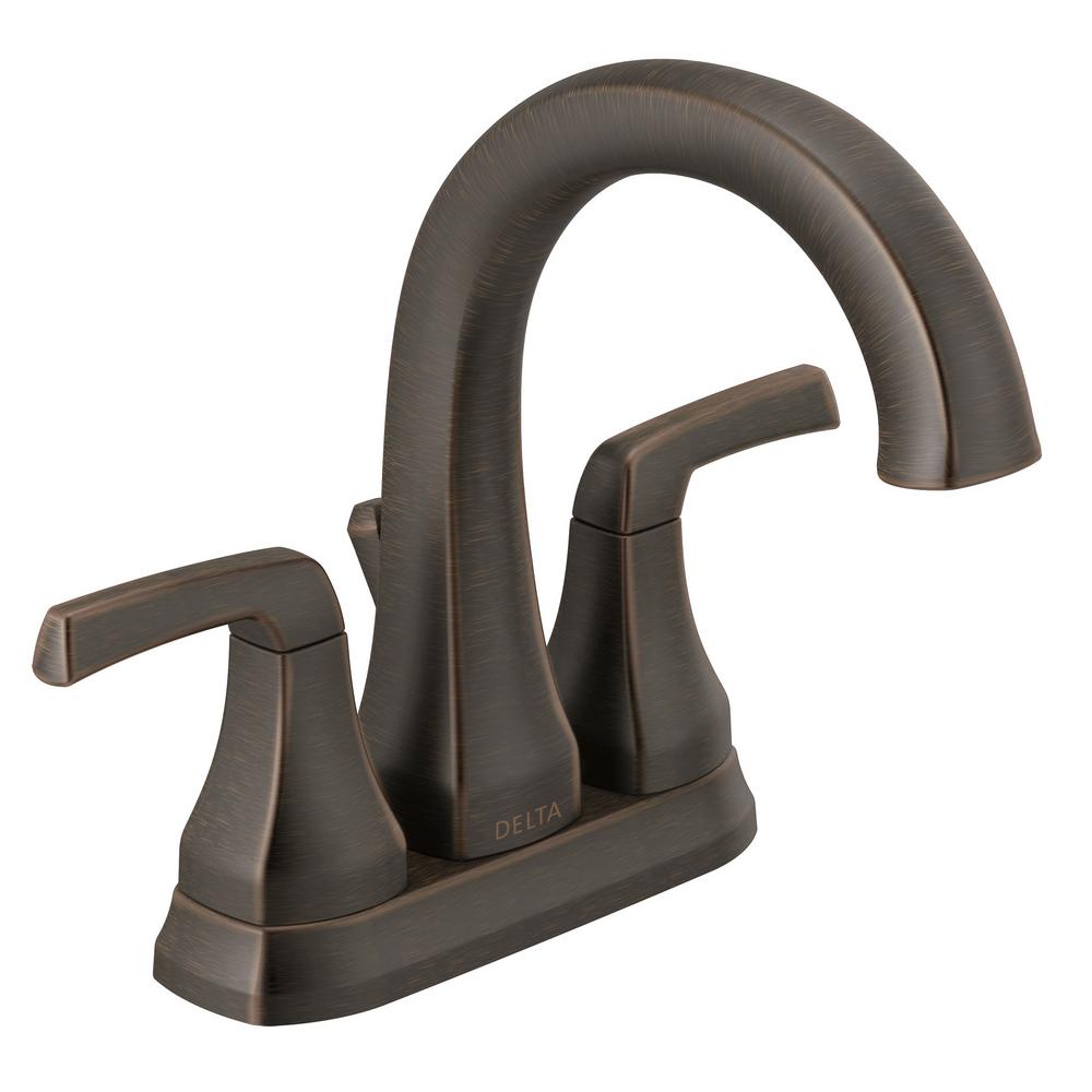 Delta Bronze Bathroom Faucets Bath The Home Depot