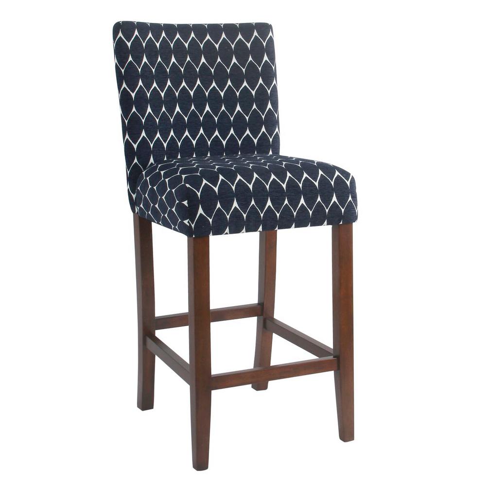 Homepop Parsons 29 In Navyblue Bar Stool K6858 F2246 The Home Parsons 29 In Navyblue Bar Stool